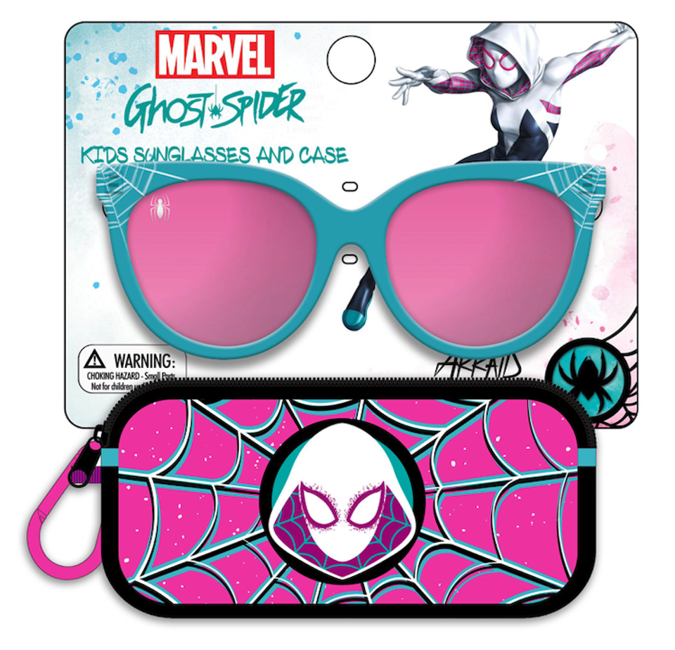 3 Pack Officially Licensed 2pk Soft Case Set - 2pk Glasses + Soft Case Ghost Spider