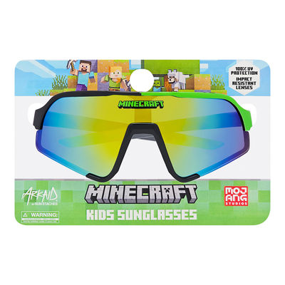 3 Pack Officially Licensed Kids Arkaid Minecraft Yellow Lens Large Sports Wrap