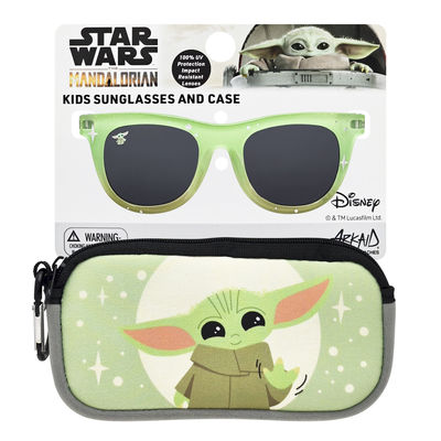 3 Pack Officially Licensed 2pk Glasses + Soft Case Star Wars Grogu
