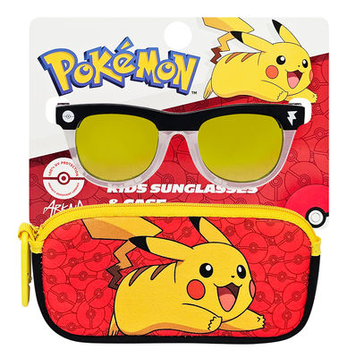 3 Pack Officially Licensed 2pk Glasses + Soft Case Pikachu