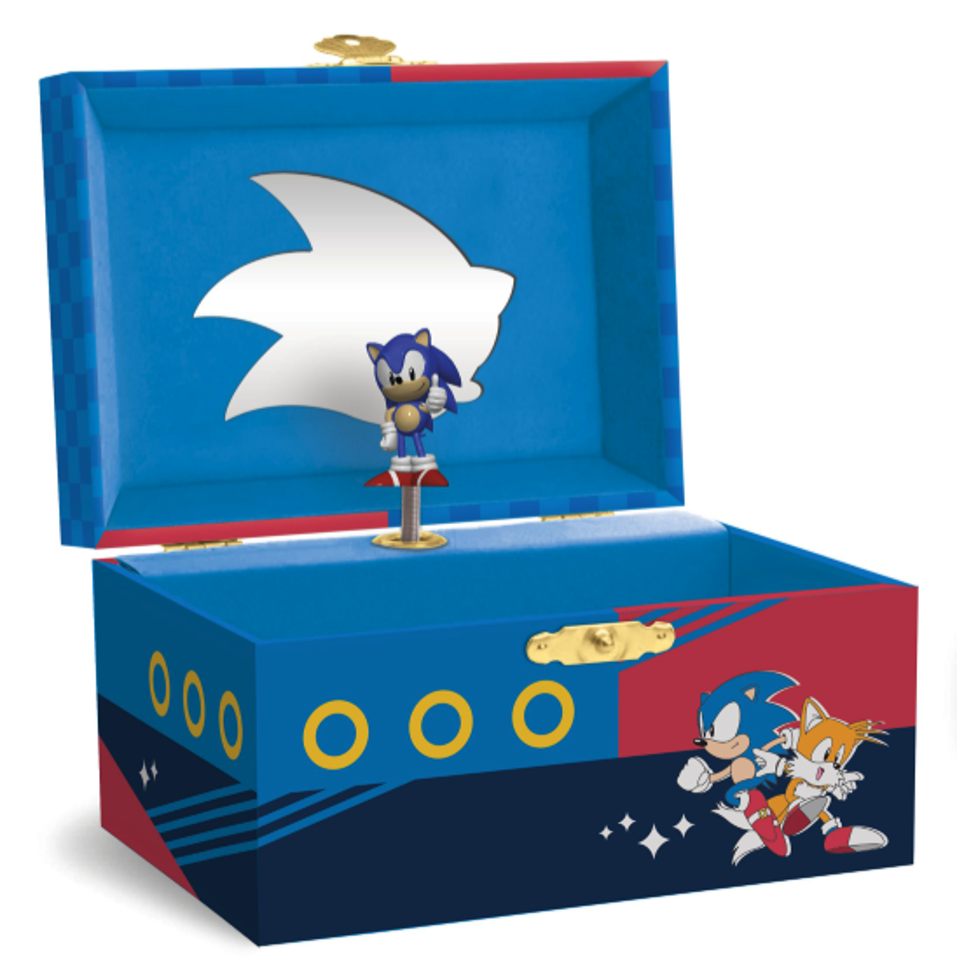 3 Pack Officially Licensed Mini Treasures Sega Sonic Jewelry Box